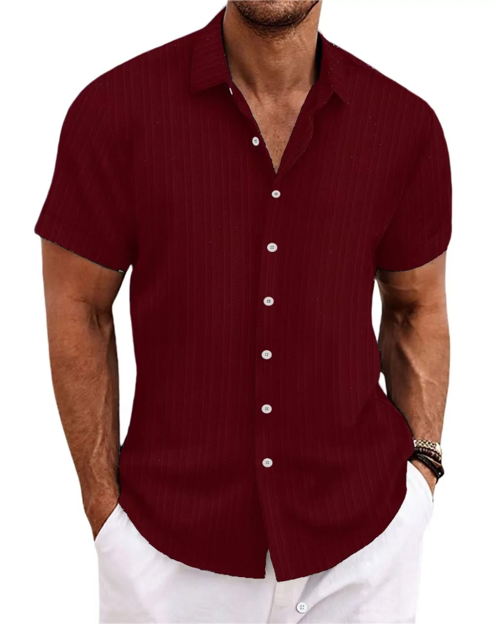 Casual Shirt Met Korte Mouwen