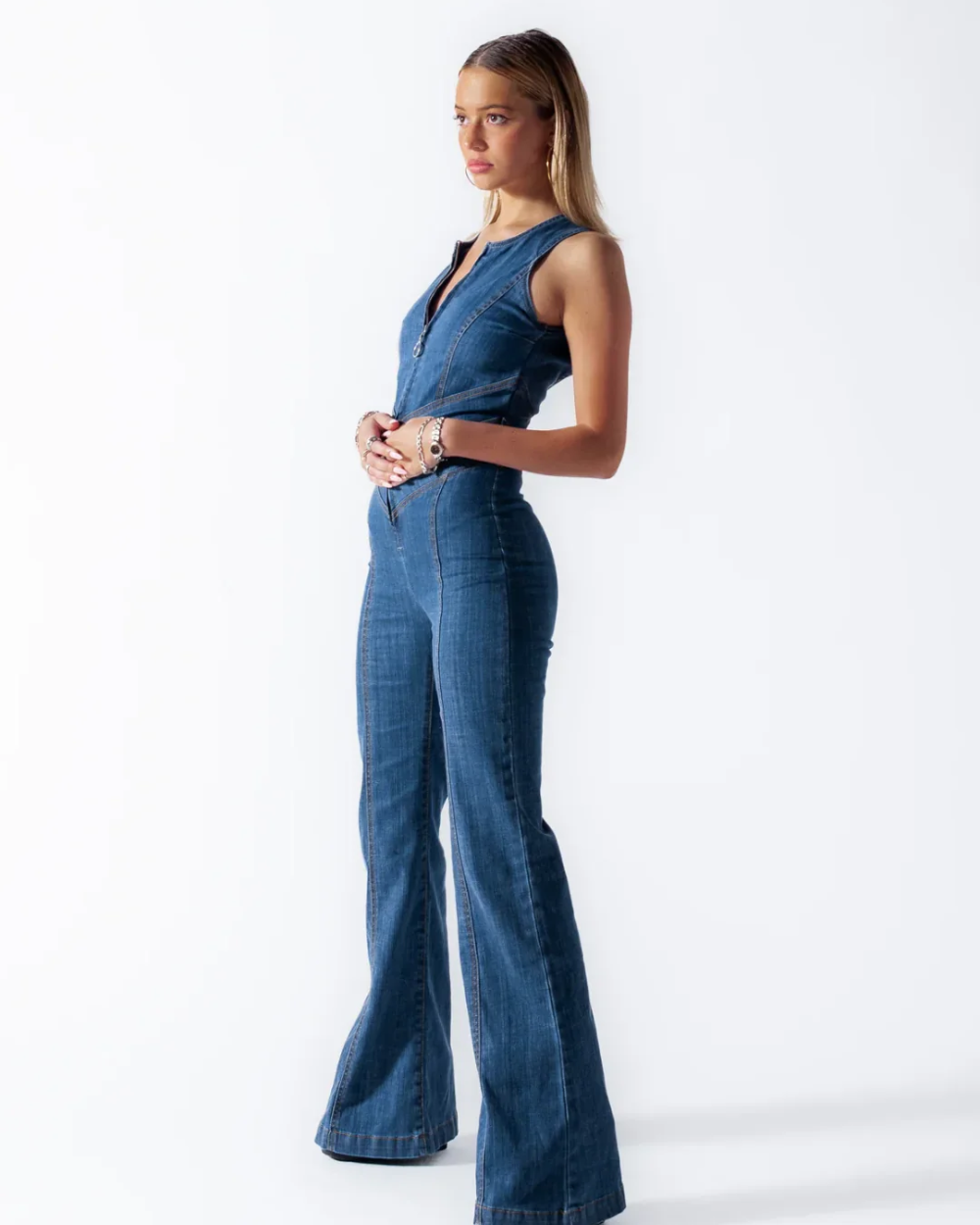 Denim jumpsuit