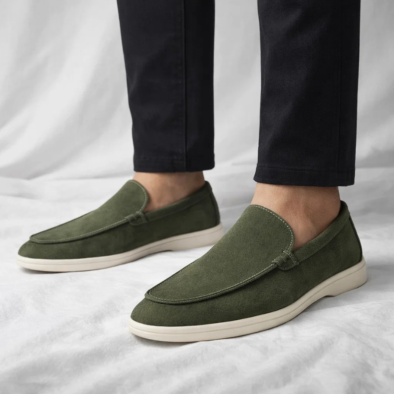 Elegante suède loafers
