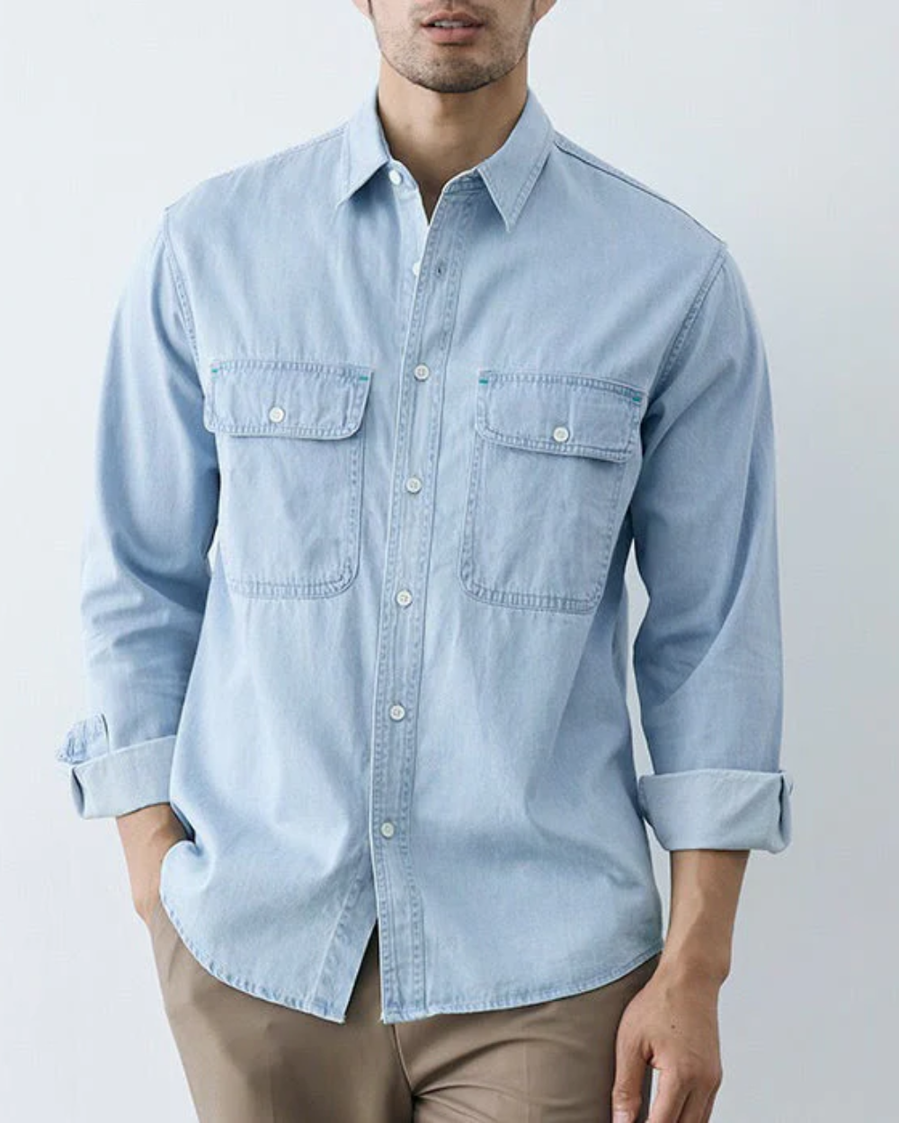 Klassiek denim shirt