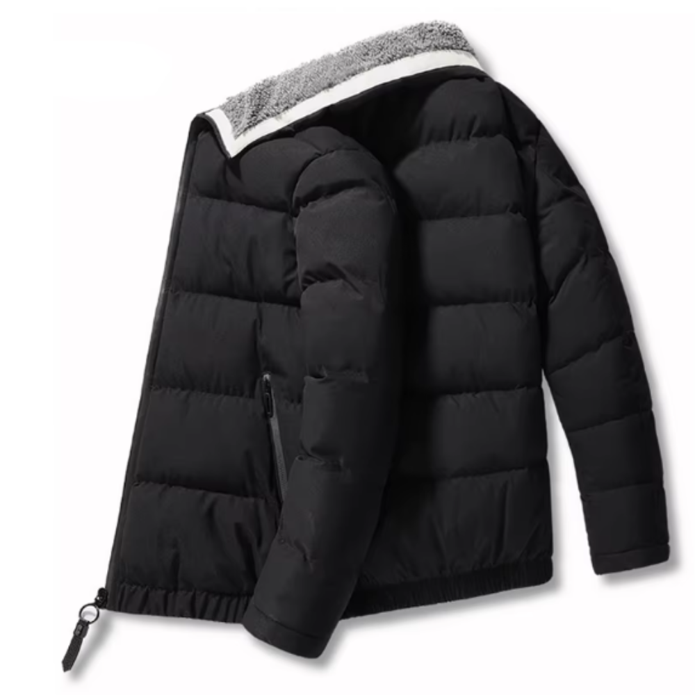 Winterjas met kraag