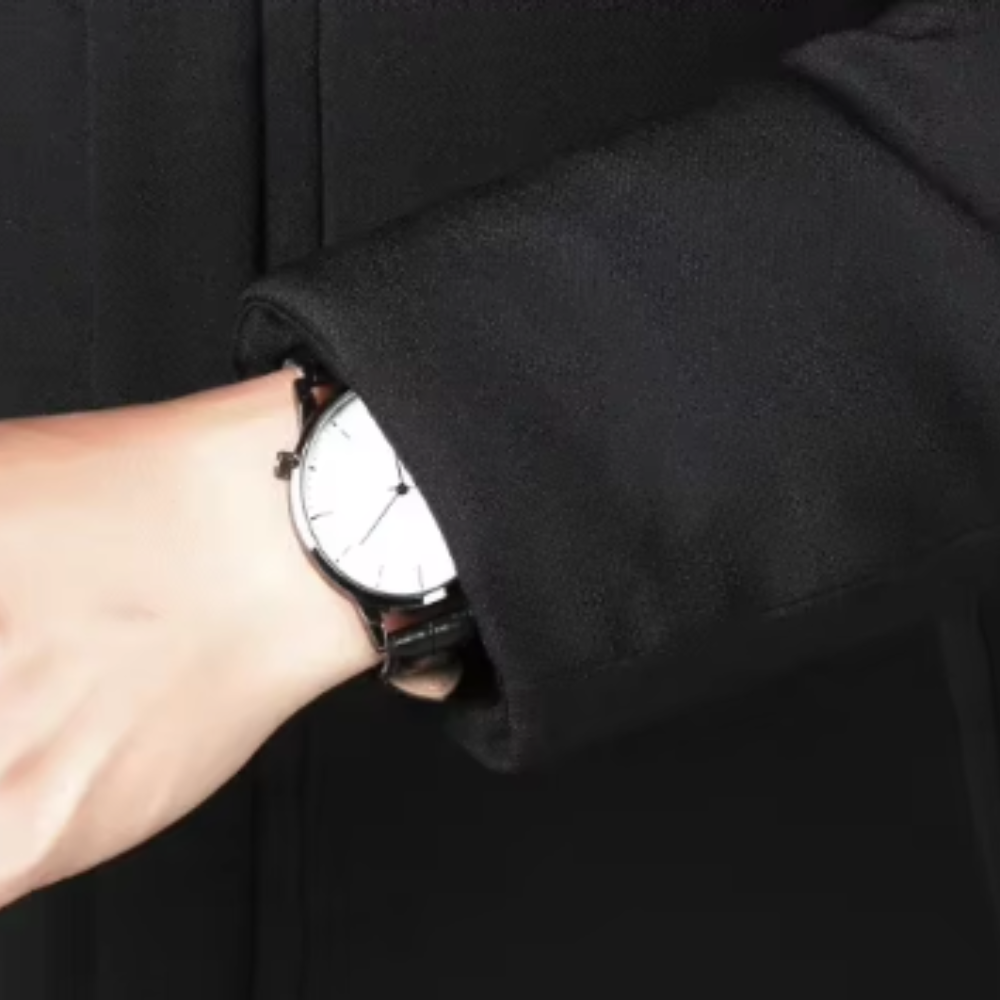 Elegante lange herenjas