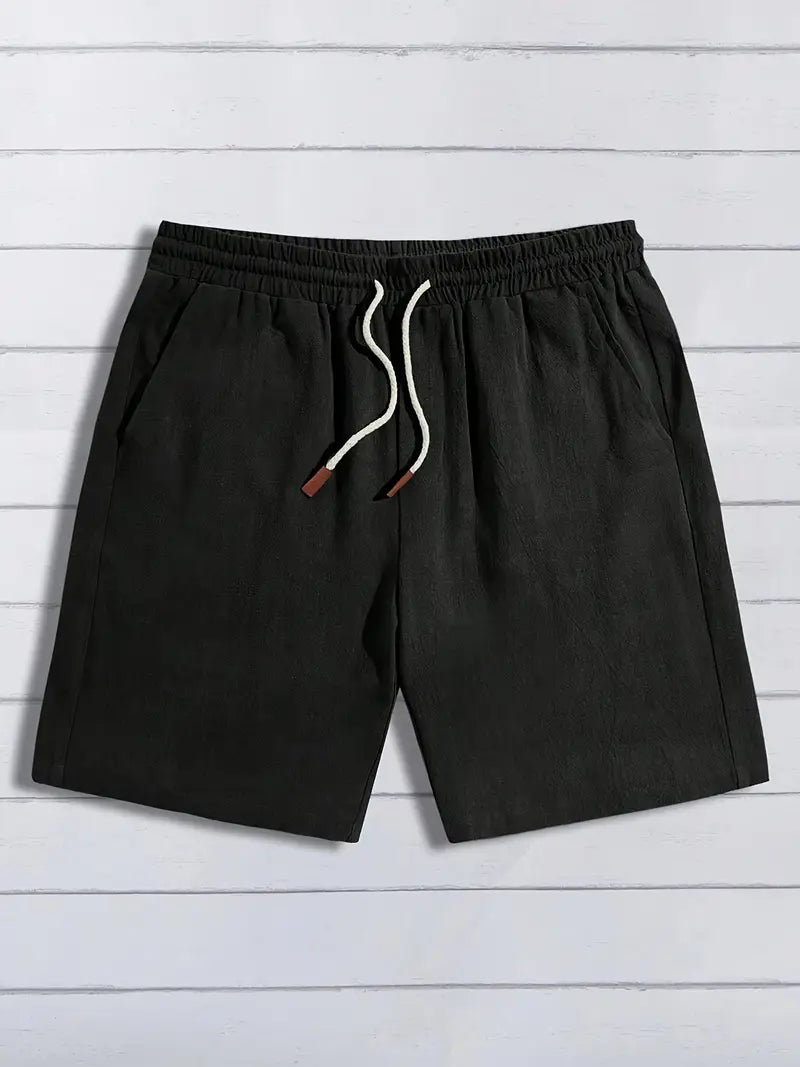 Casual Linnen Korte Broek