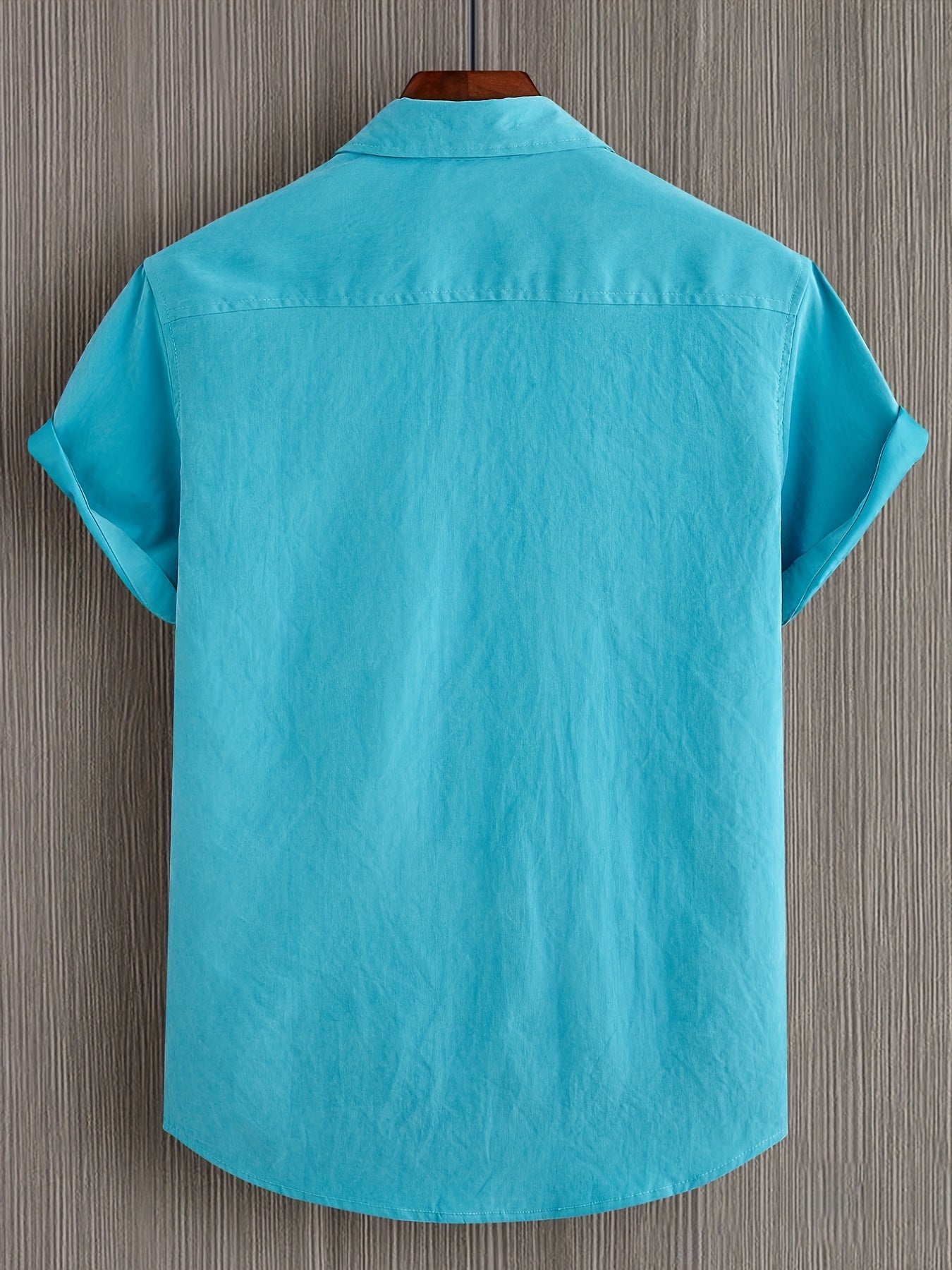Casual Katoenen Shirt Met Korte Mouwen