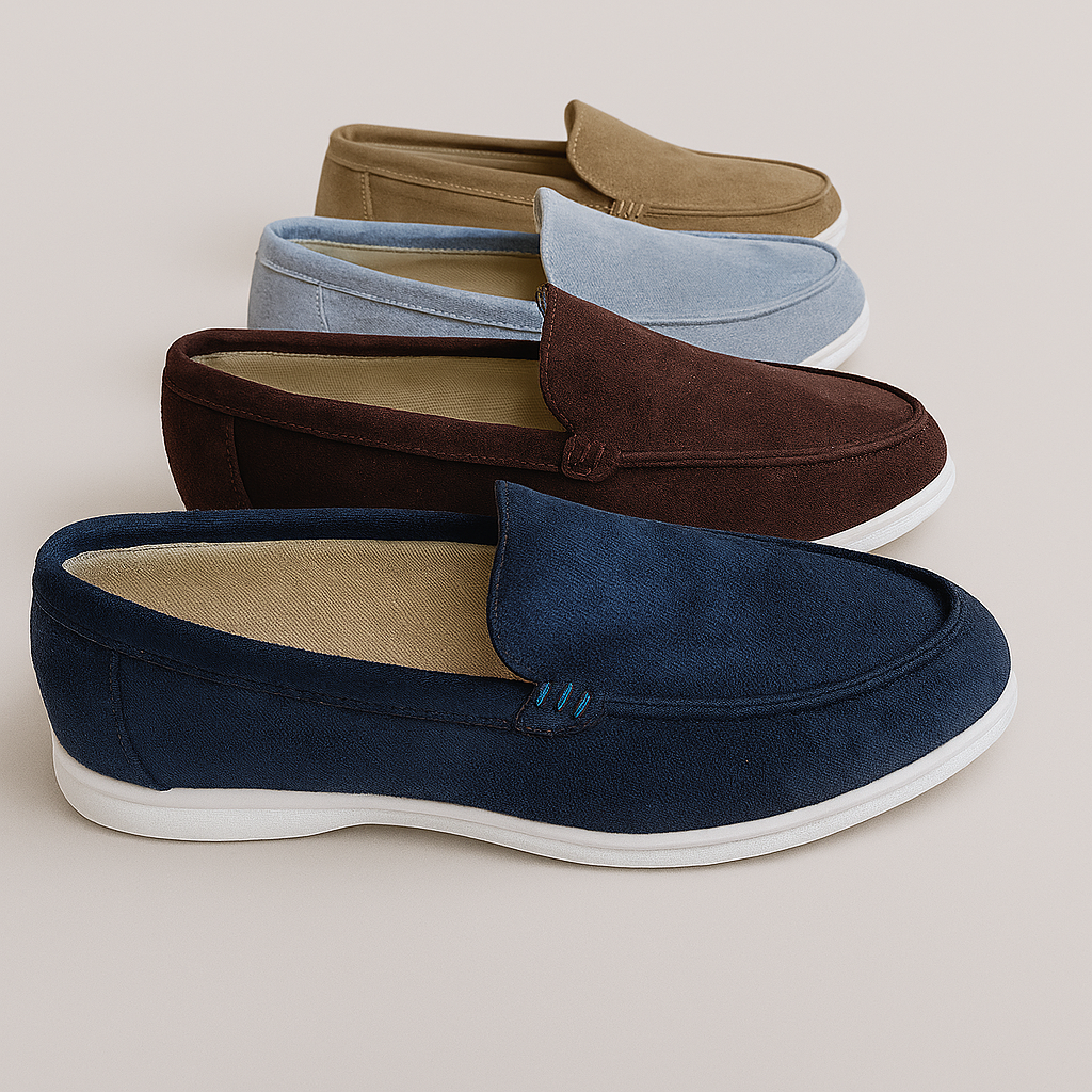 Elegante suède loafers