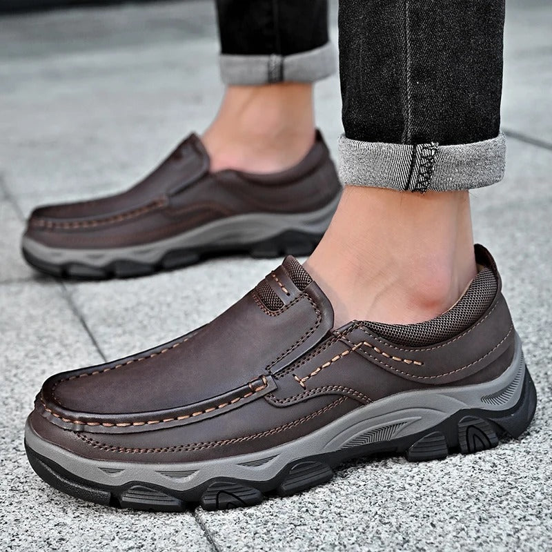 Elegante Leren Slip-On Schoenen