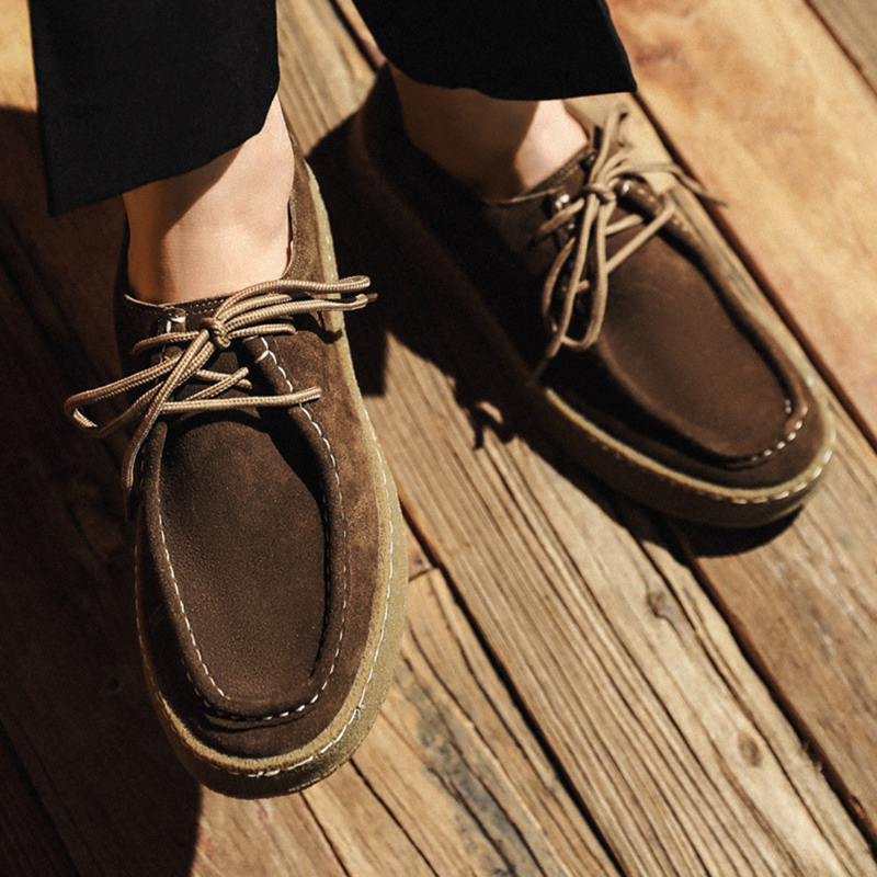 Casual suède stadsschoenen