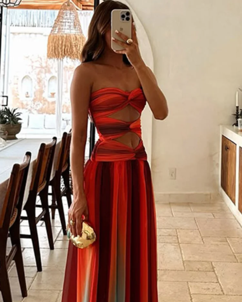 Valentina Elegante Maxi Dress