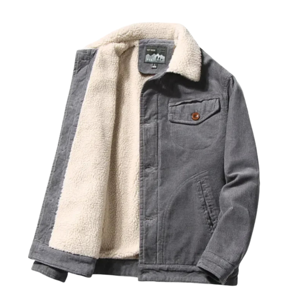 Fluwelen Winterjas