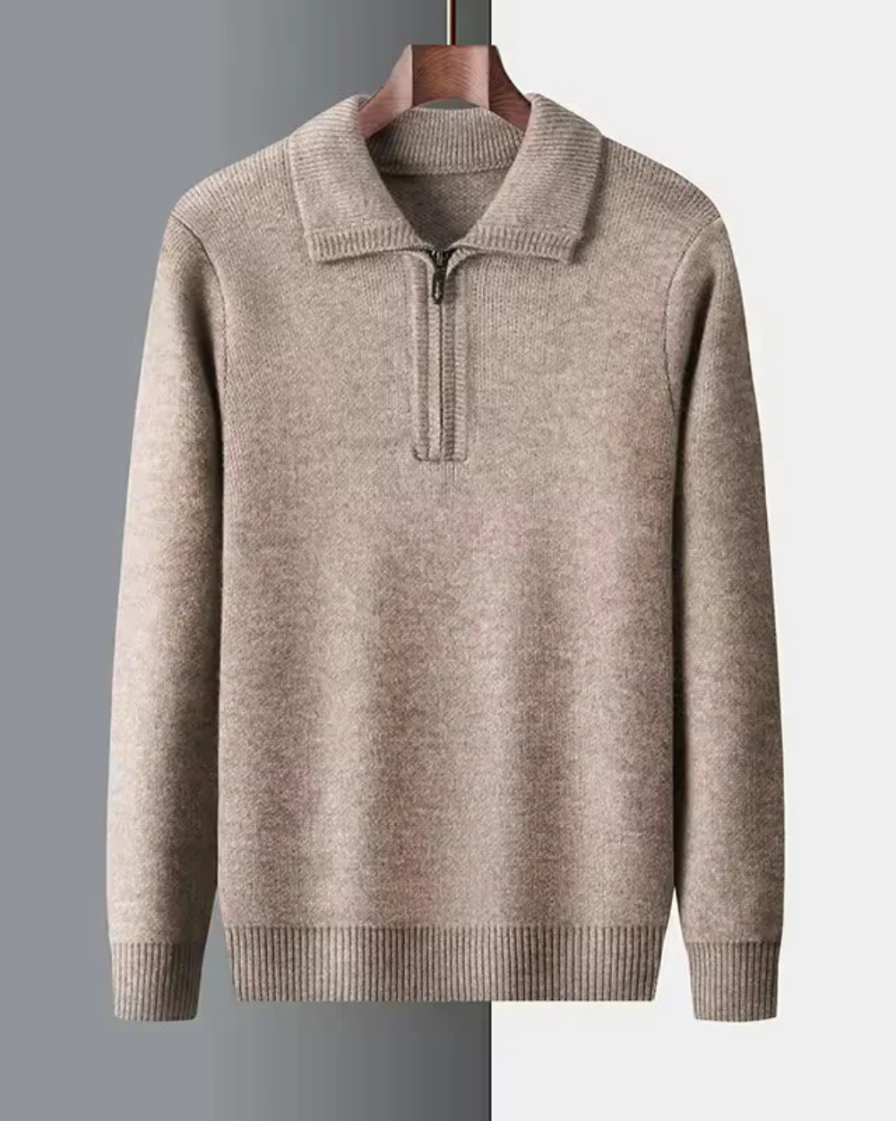 Gstaad Kasjmier Sweater met Kwartrits