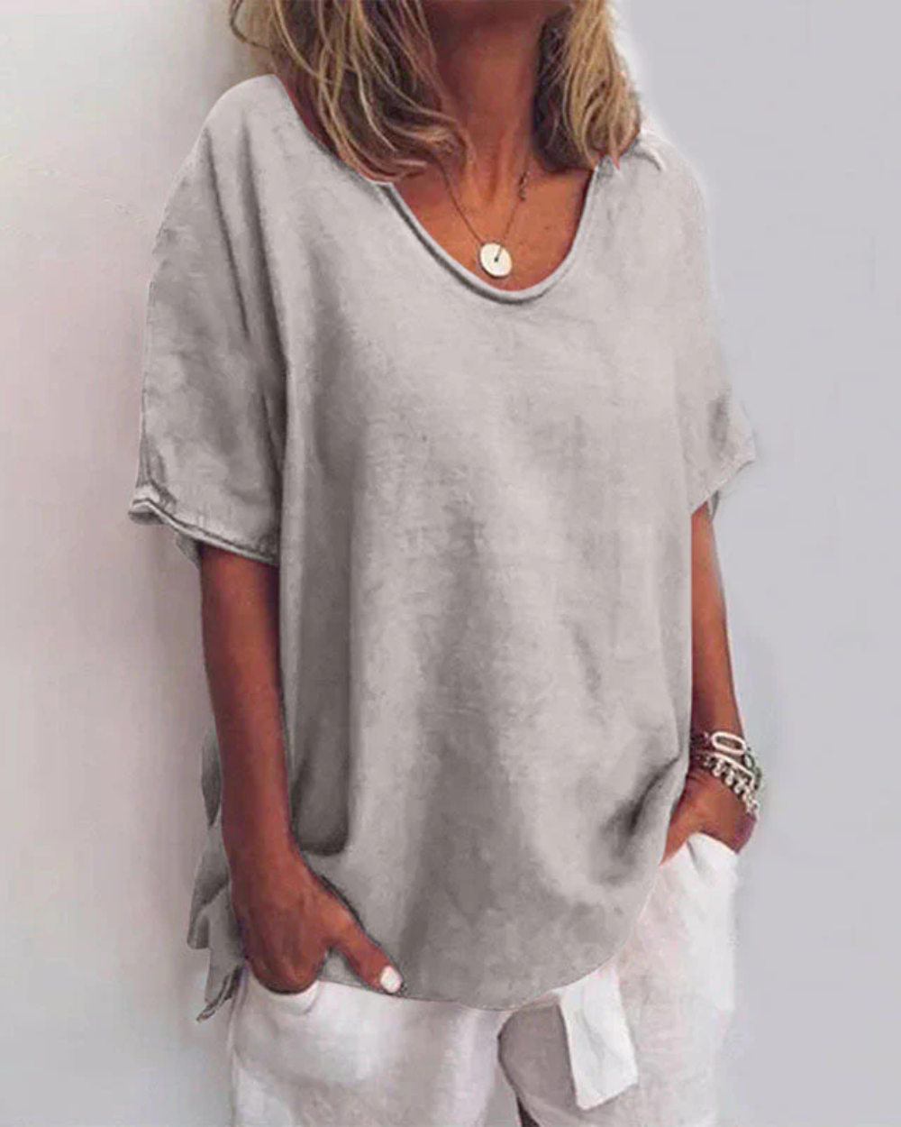 Comfortabel los T-shirt
