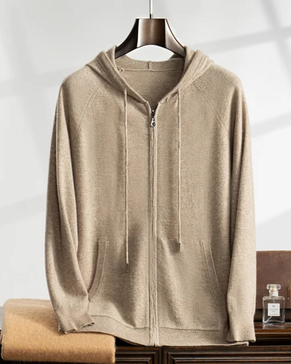 Courchevel Kasjmier vest met capuchon