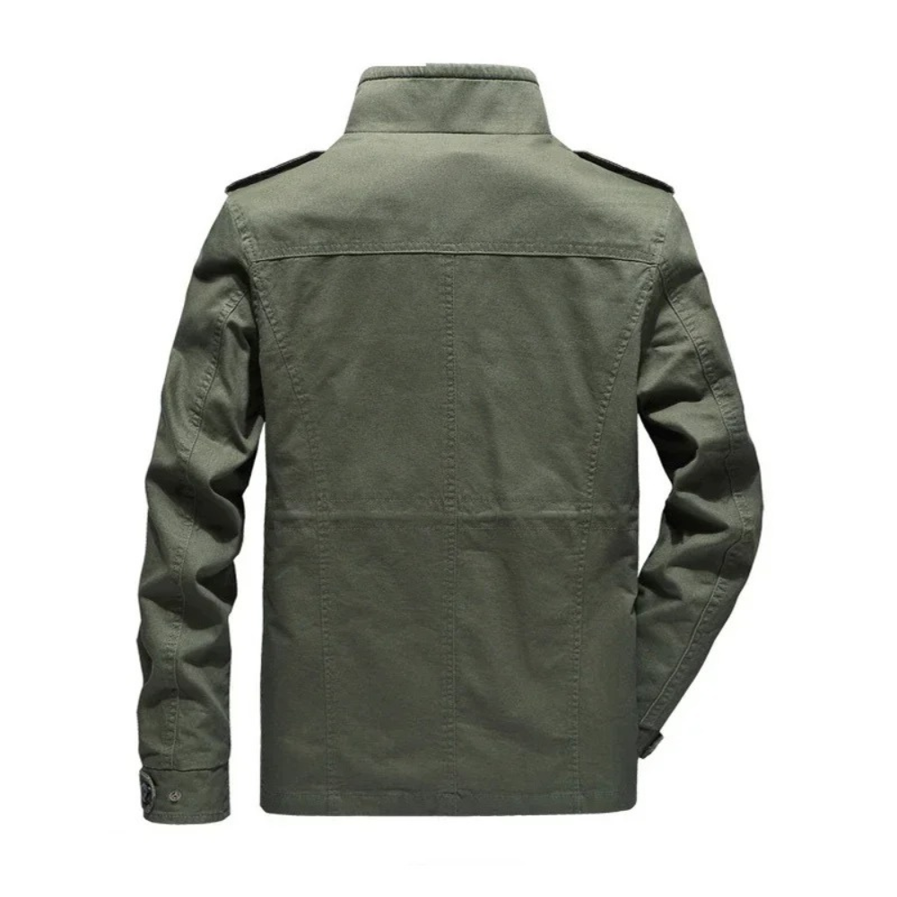 Elegante katoenen Cargo Jas