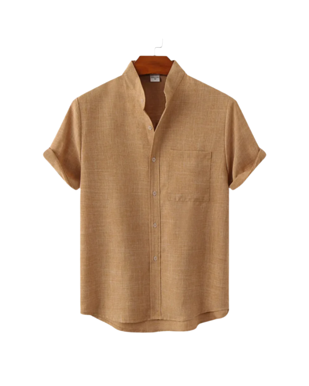 Venetië Linnen Shirt Met Korte Mouwen