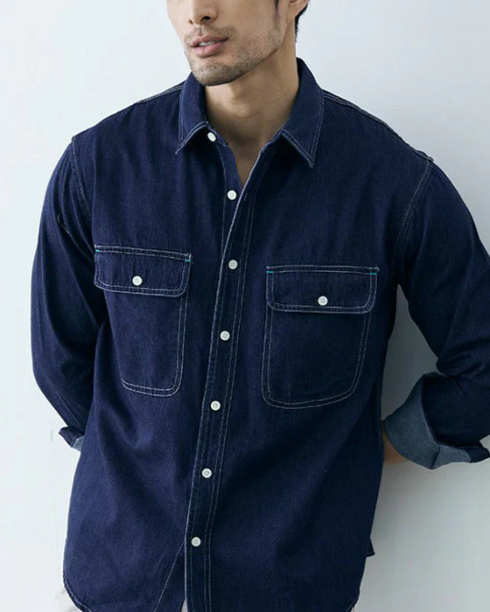 Klassiek denim shirt