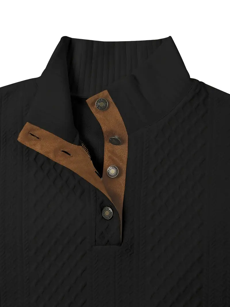 Trui met elegante knopen