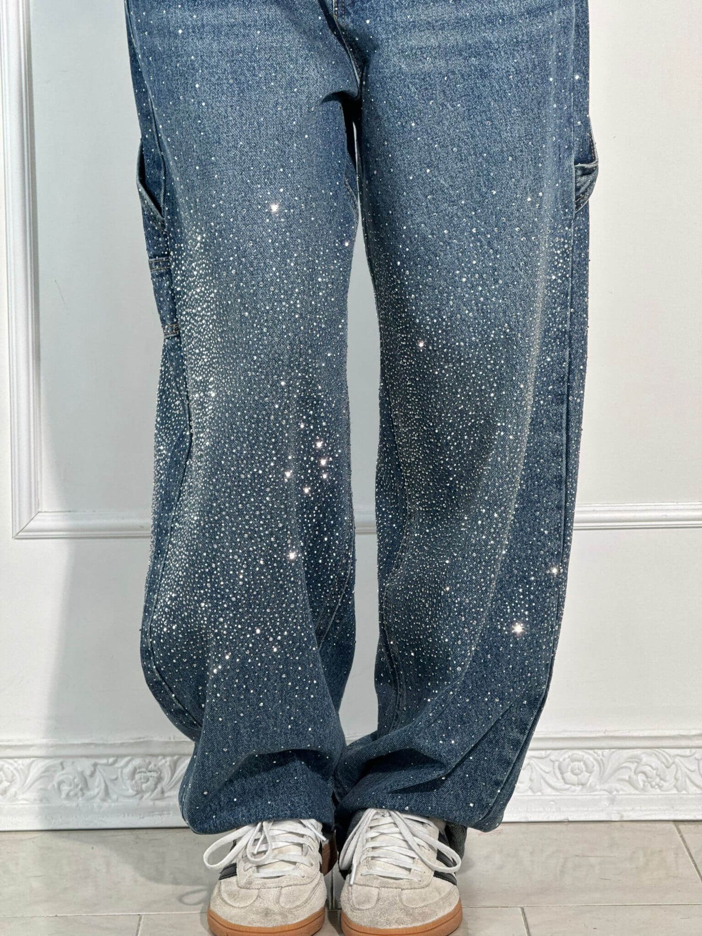 Elegante jeans met glamour