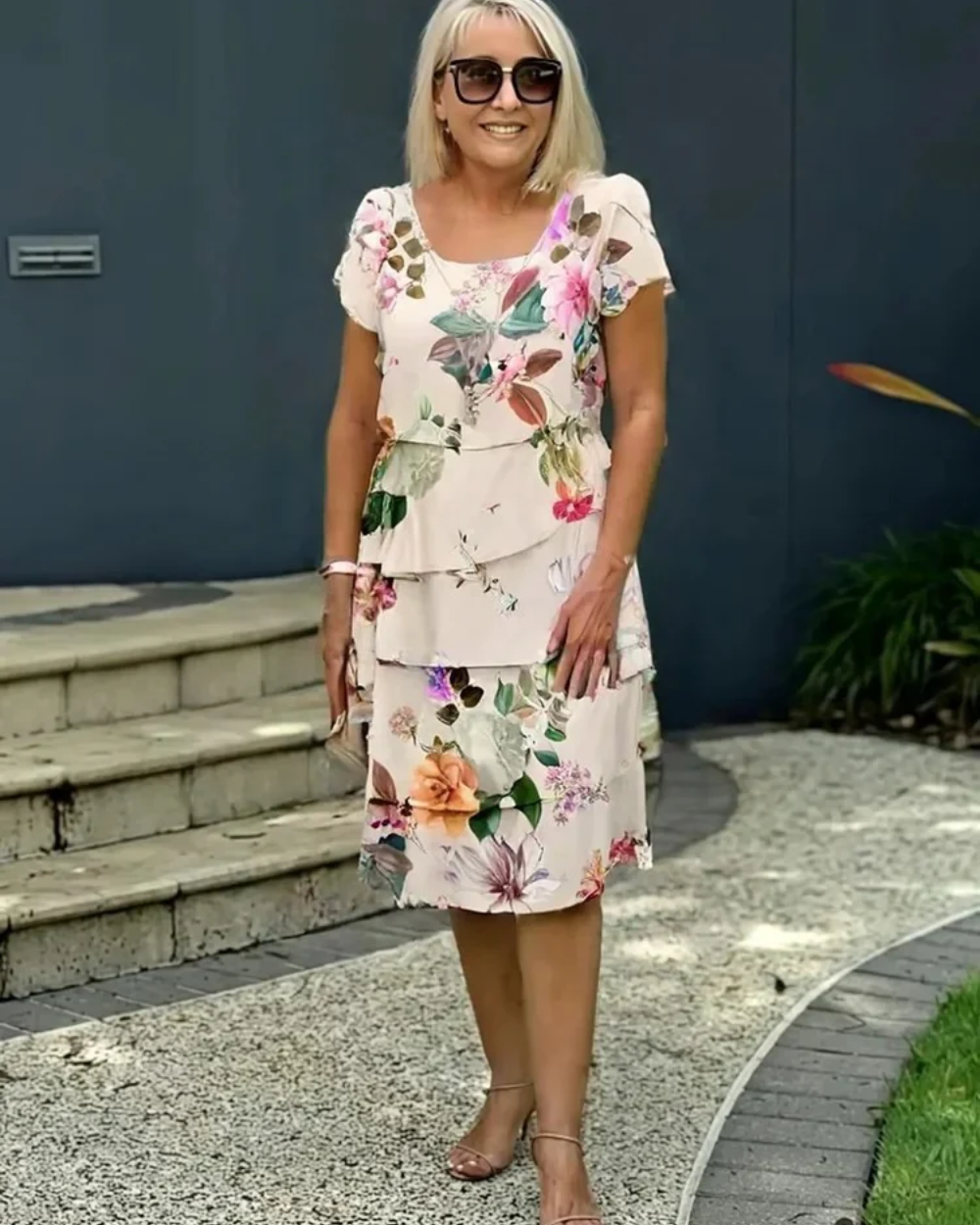 Elegante Bloemige Voorjaarsjurk