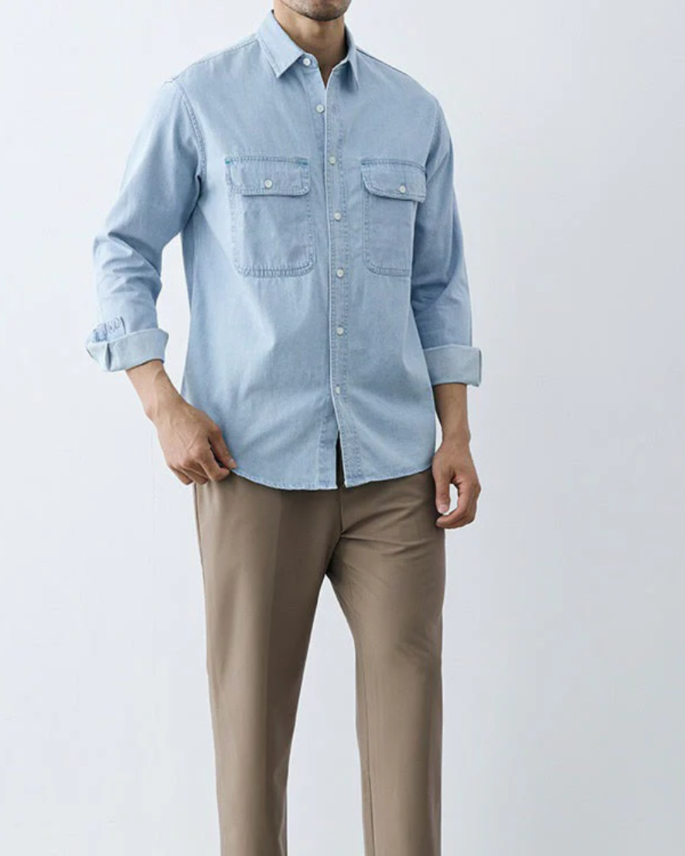 Klassiek denim shirt