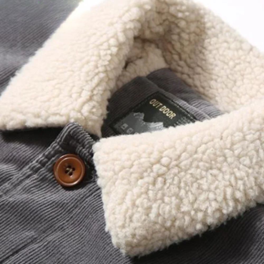 Fluwelen Winterjas