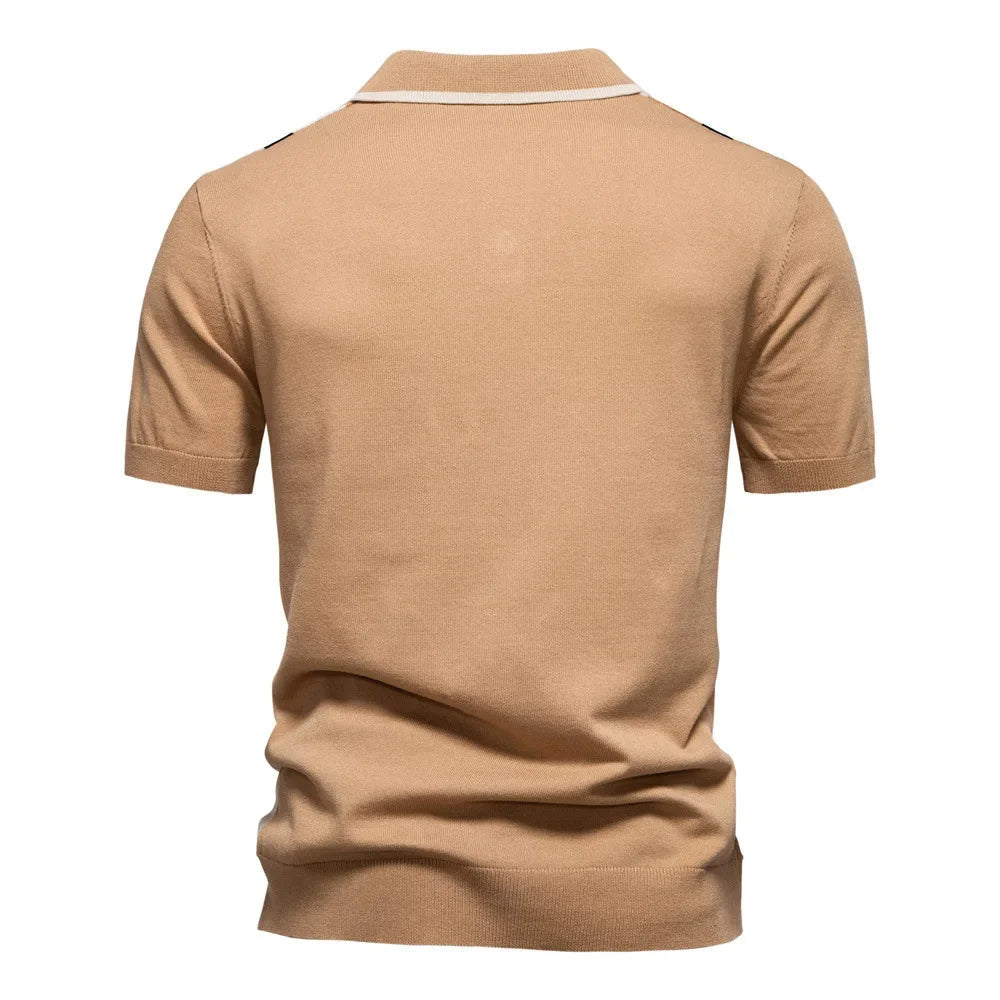 Gebreid poloshirt
