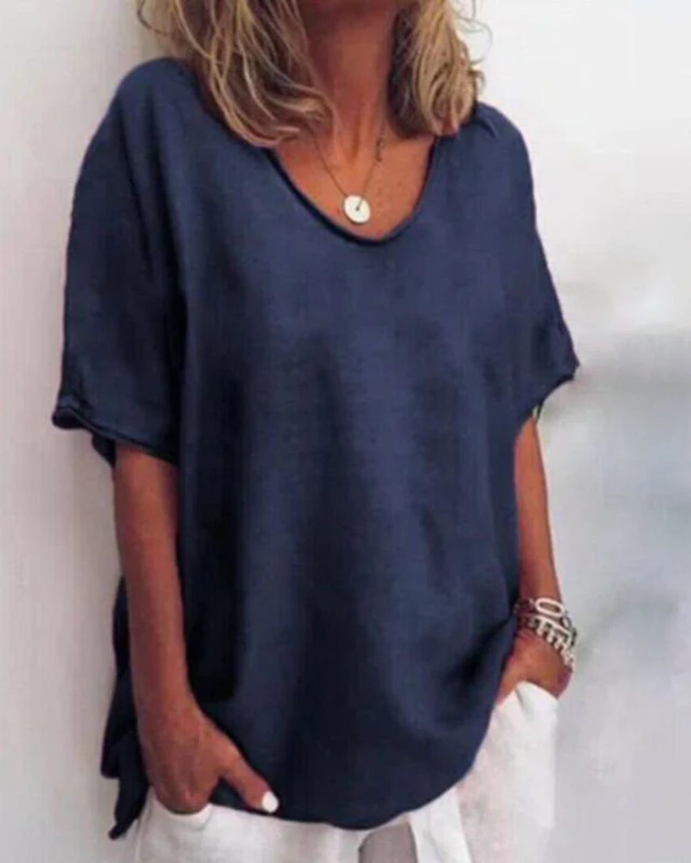 Comfortabel los T-shirt