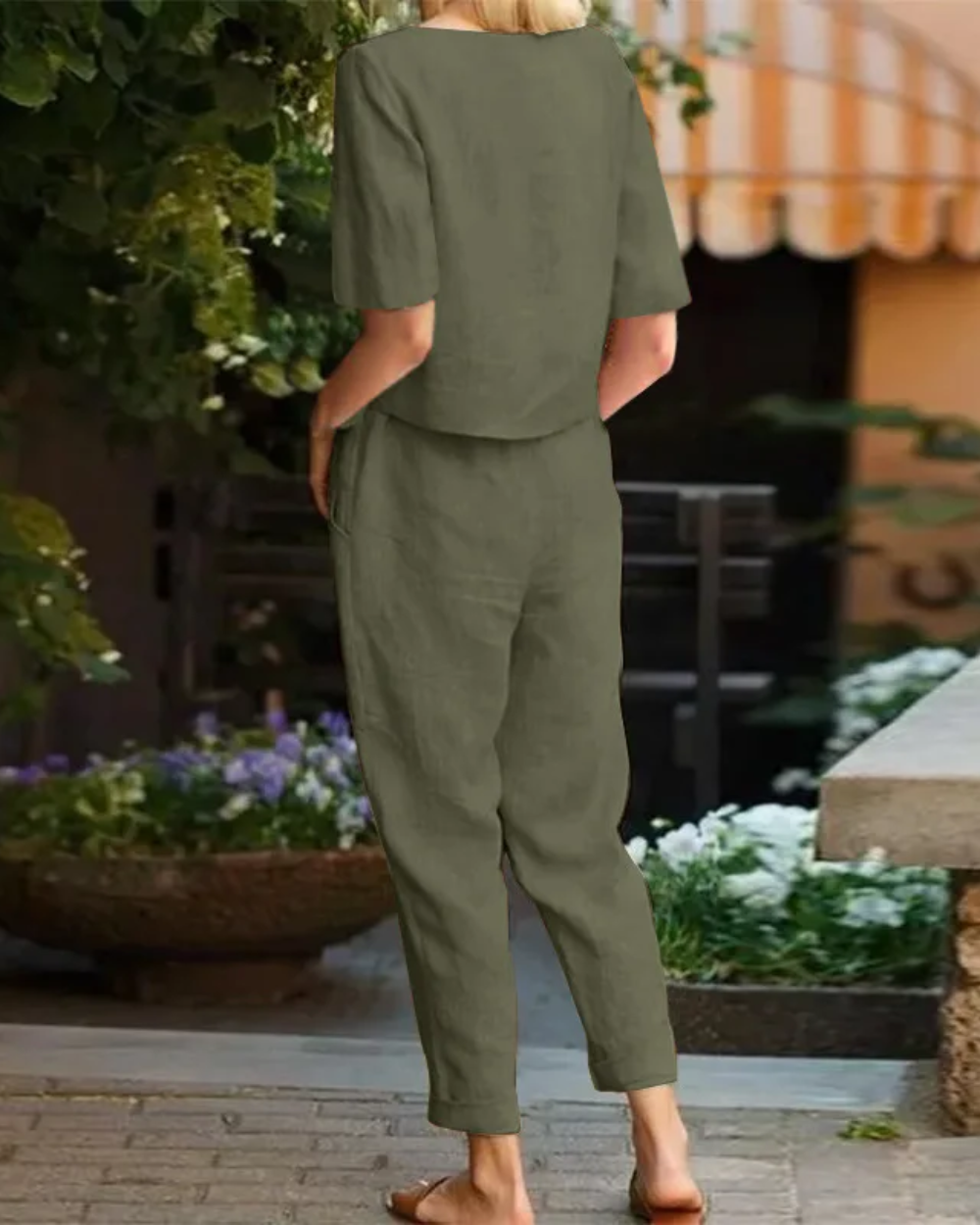 Elegant Katoenen Damesset