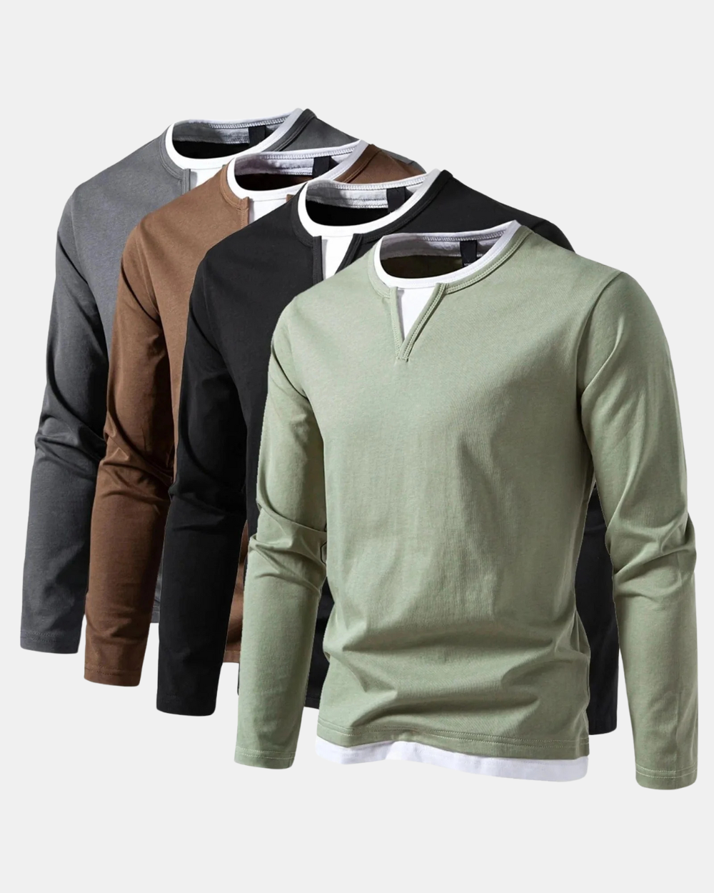 Diego T-shirt met lange mouwen