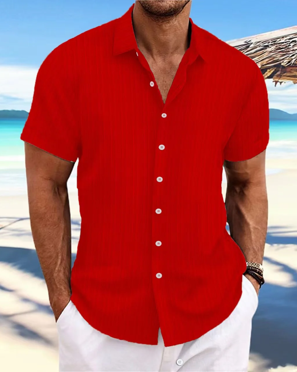 Casual Shirt Met Korte Mouwen