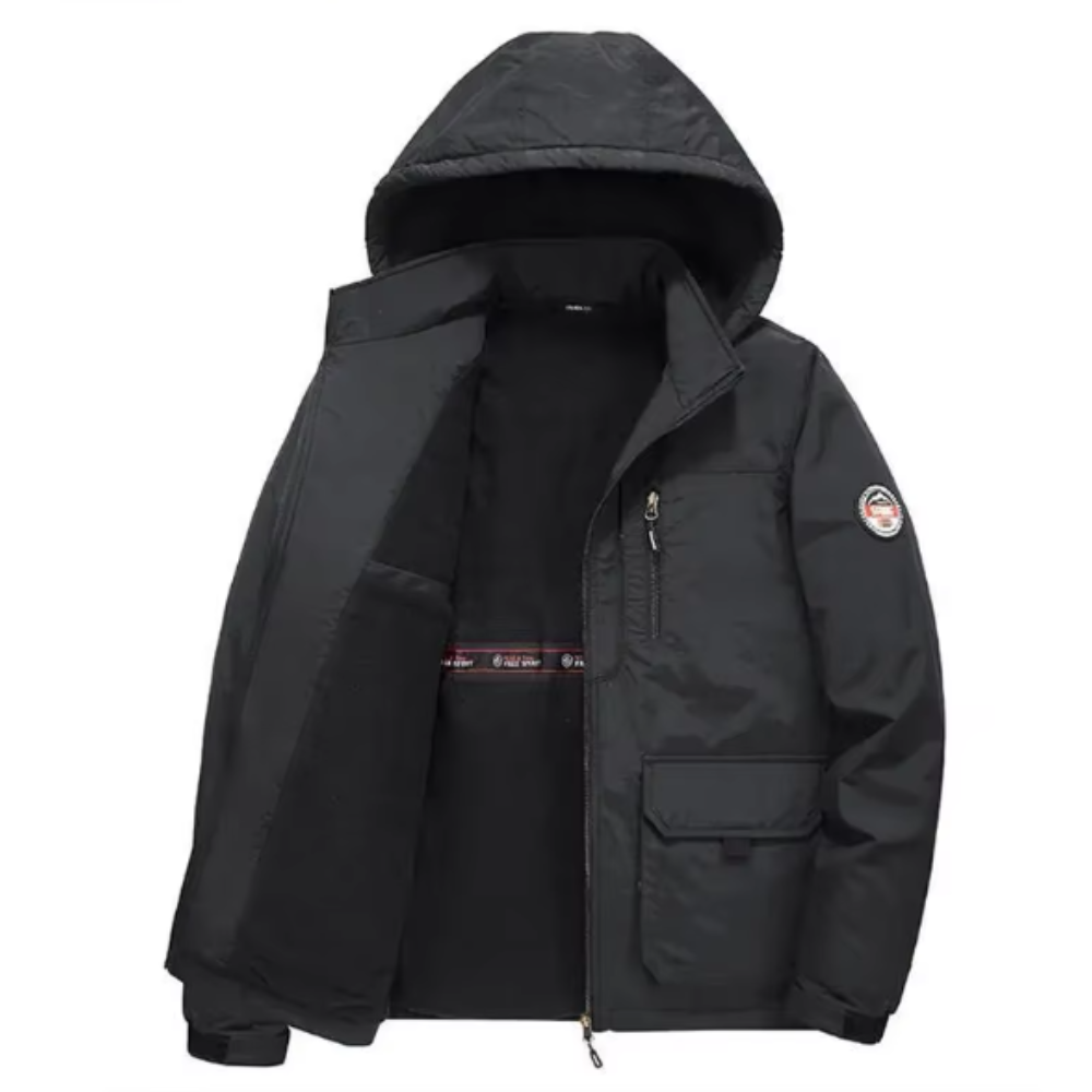 Verdikte fleece gevoerde jas