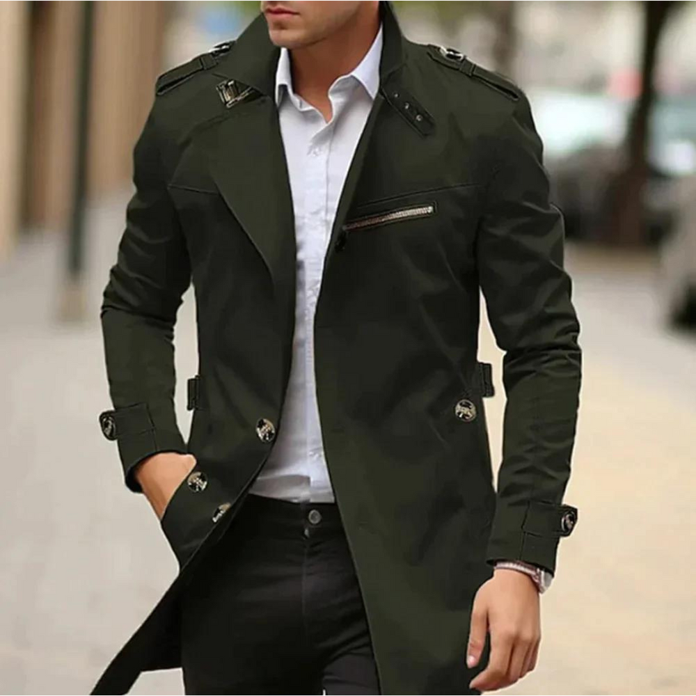 Elegante heren trenchcoat