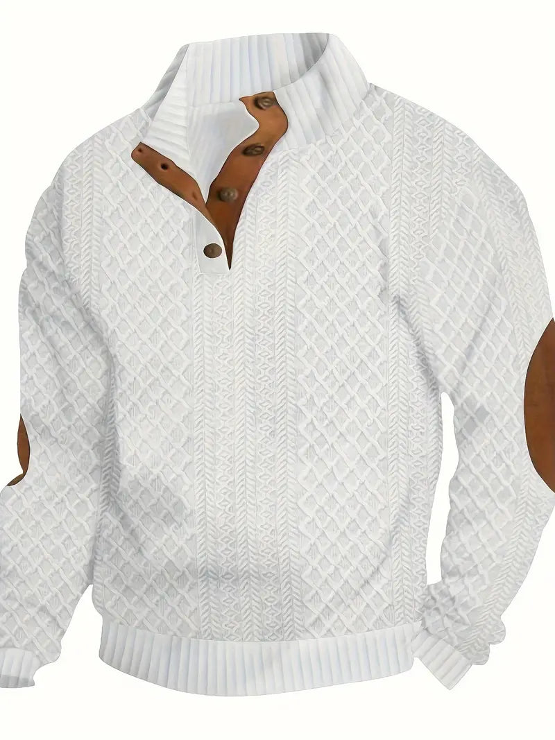 Trui met elegante knopen