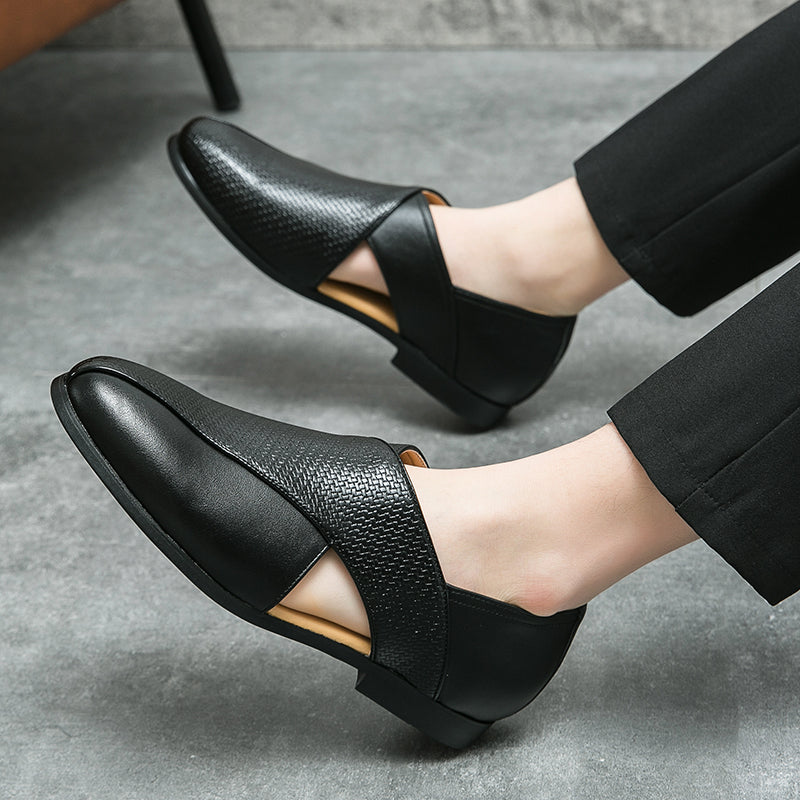 Vintage leren Loafers