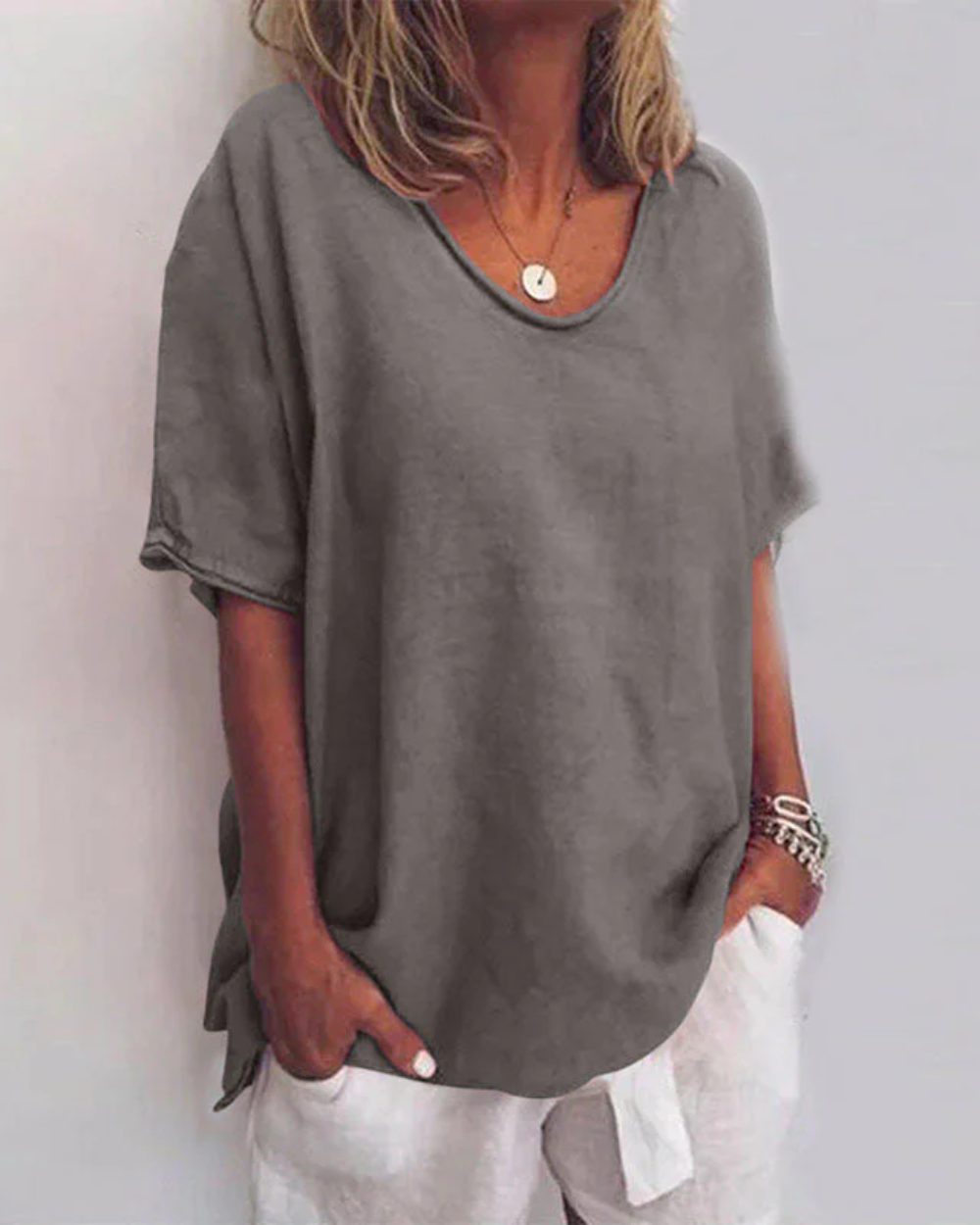 Comfortabel los T-shirt