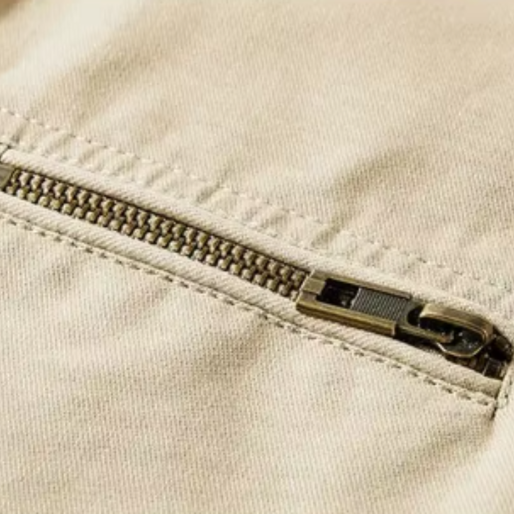 Elegante jas met meerdere zakken