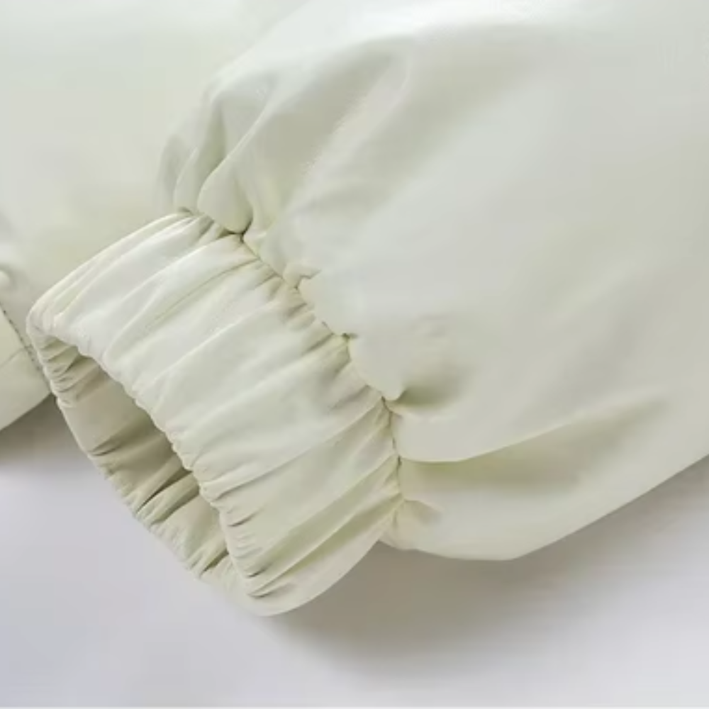 Elegante gewatteerde pufferjas