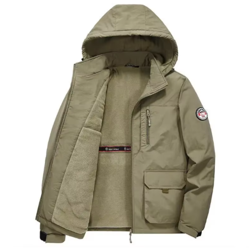 Verdikte fleece gevoerde jas