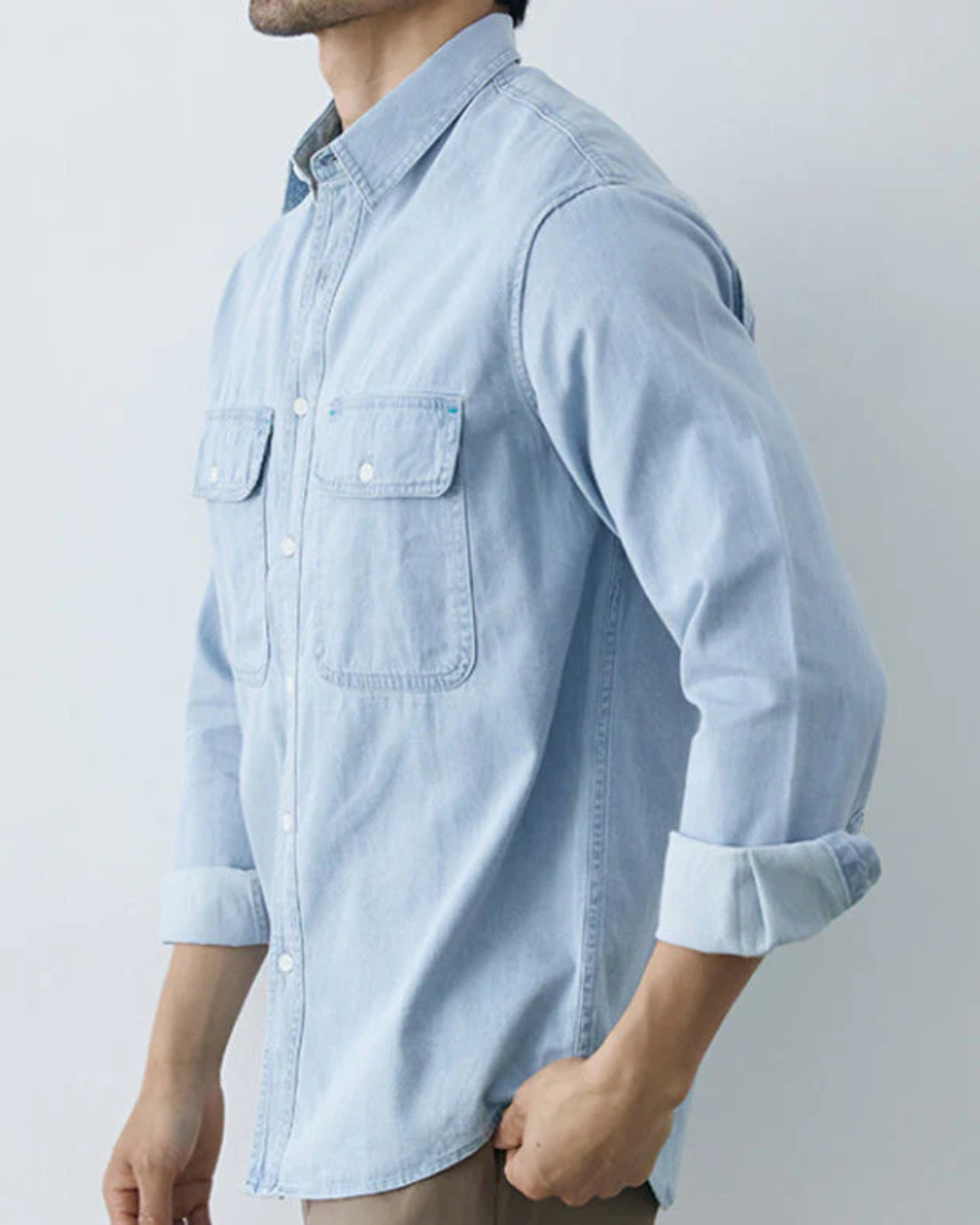 Klassiek denim shirt