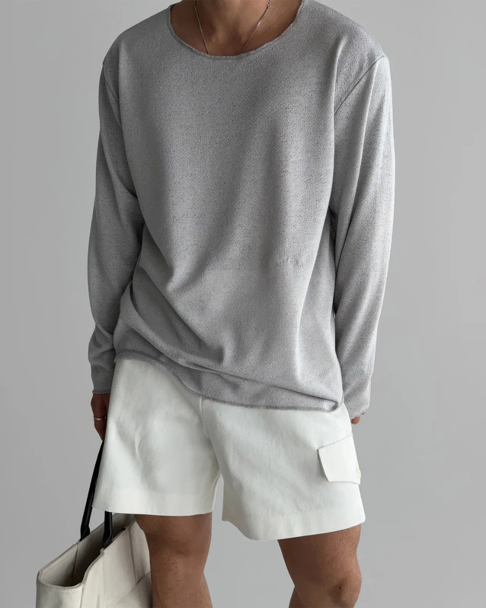 Casual gebreid T-shirt