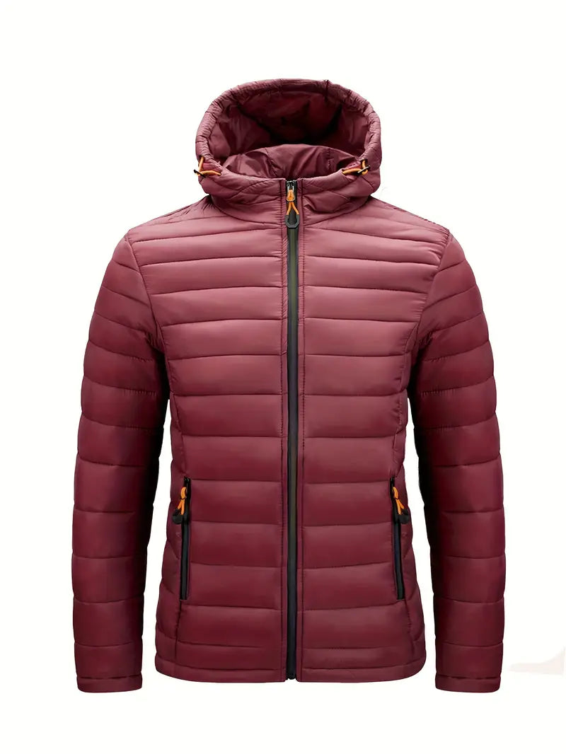 Elegante jas met capuchon