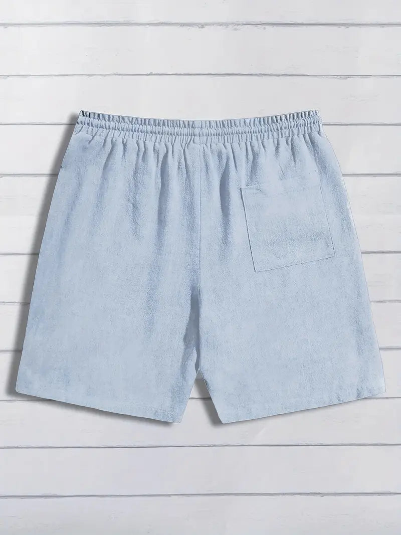 Casual Linnen Korte Broek