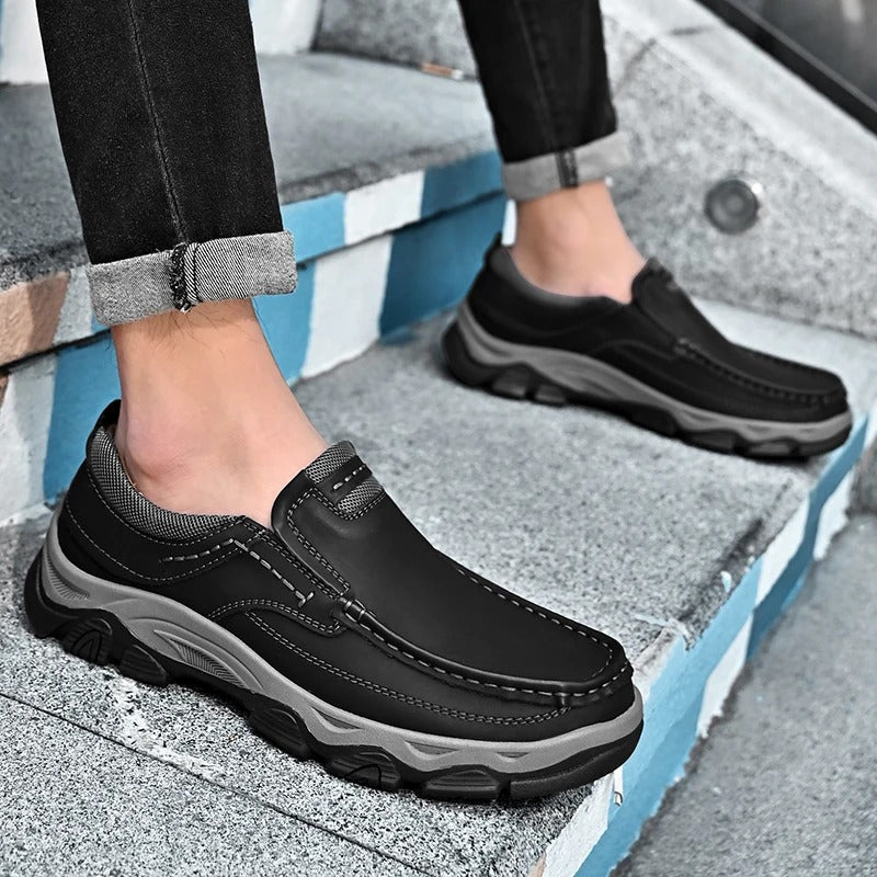 Elegante Leren Slip-On Schoenen