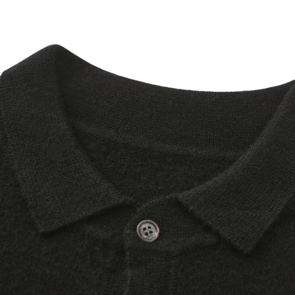 100% kasjmier poloshirt