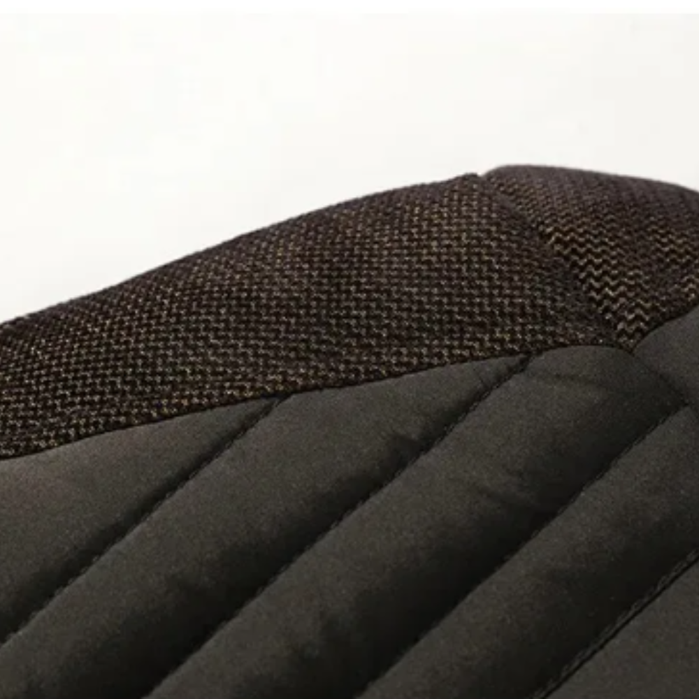 Elegante gewatteerde fleece winterjas