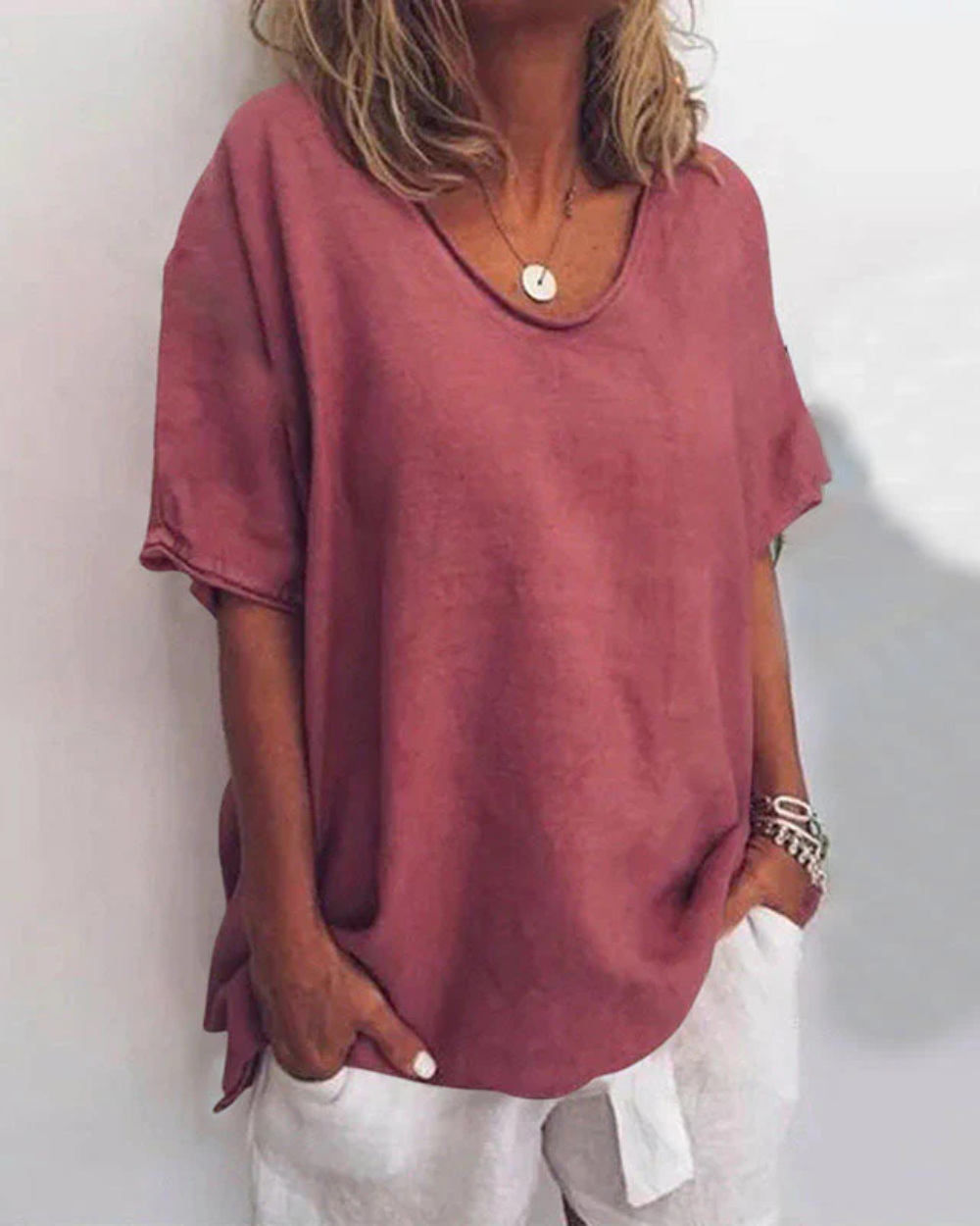Comfortabel los T-shirt