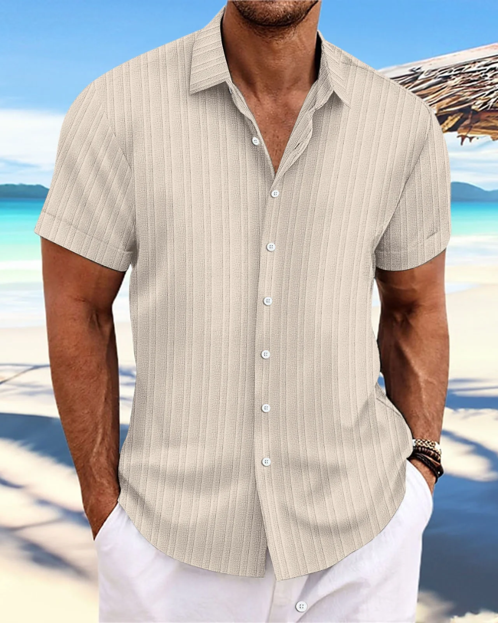 Casual Shirt Met Korte Mouwen