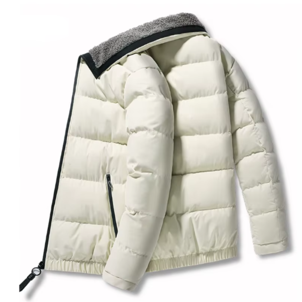 Winterjas met kraag