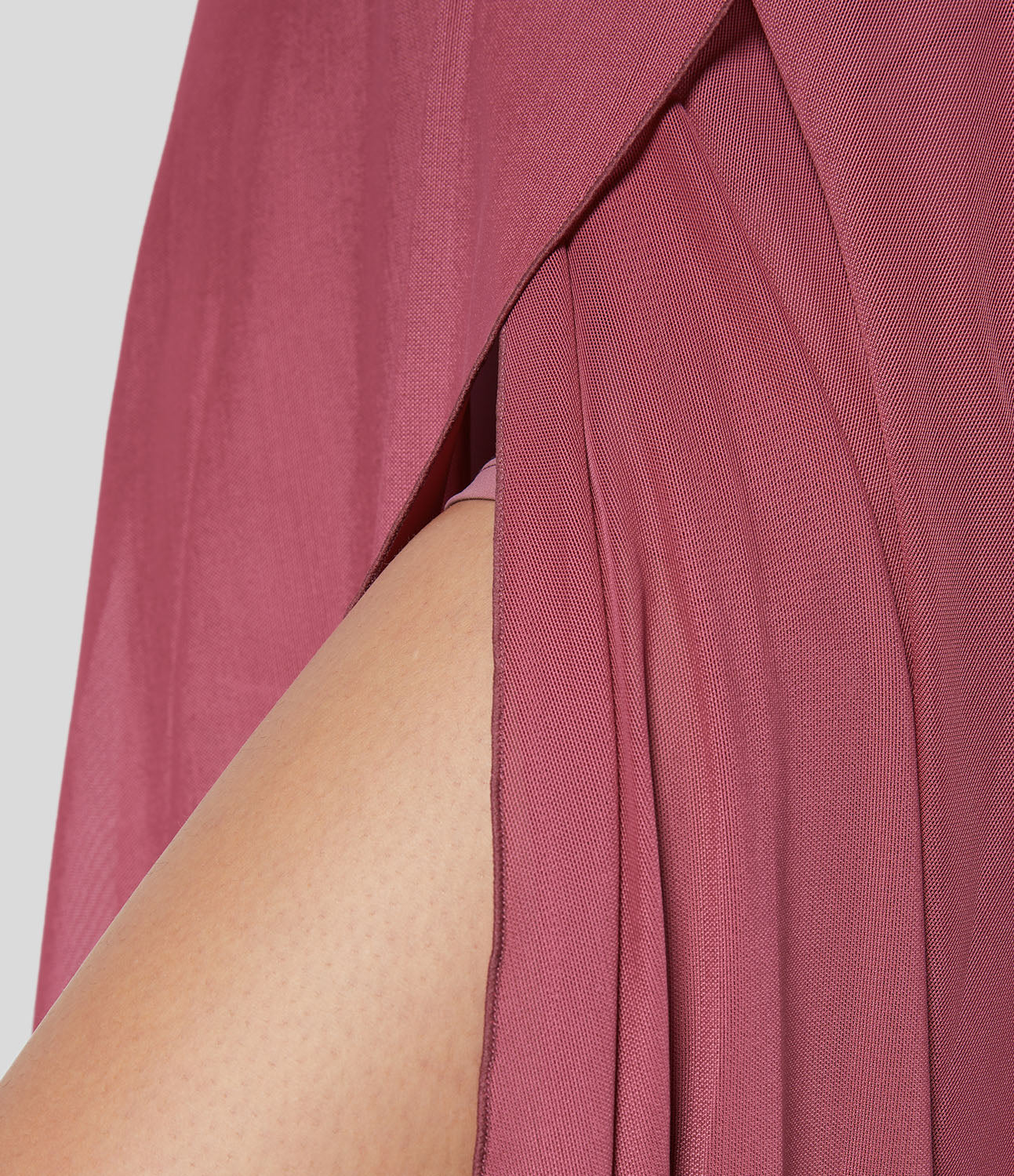 2-in-1 rok met hoge taille