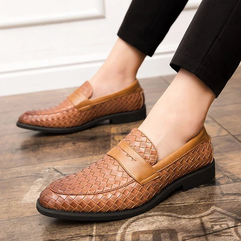 Elegante Geweven Loafers