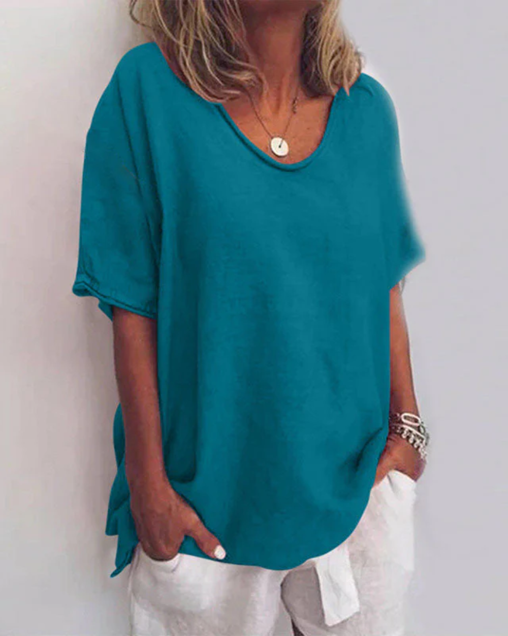 Comfortabel los T-shirt